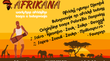AFRIKANA - workshop afrického tanca a bubnovania